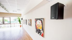 A Csabagyöngye Kulturális Központ hangszórója