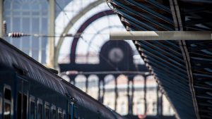 A Keleti Pályaudvaron telepített IVS vonalsugárzó