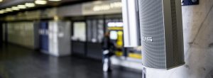 A Keleti Pályaudvaron telepített IVS vonalsugárzó