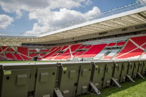 A Nagyerdei Stadion LED megjelenítői
