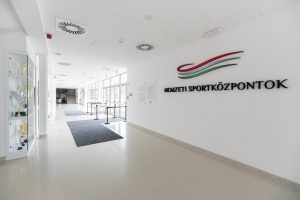 A Nemzeti Kosárlabda Aréna bejárata