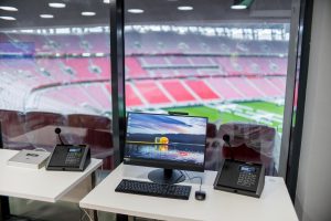 A Puskás Aréna vezérlőterme