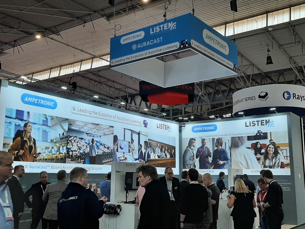 Ampetronic stand az ISE 2024 kiállításon