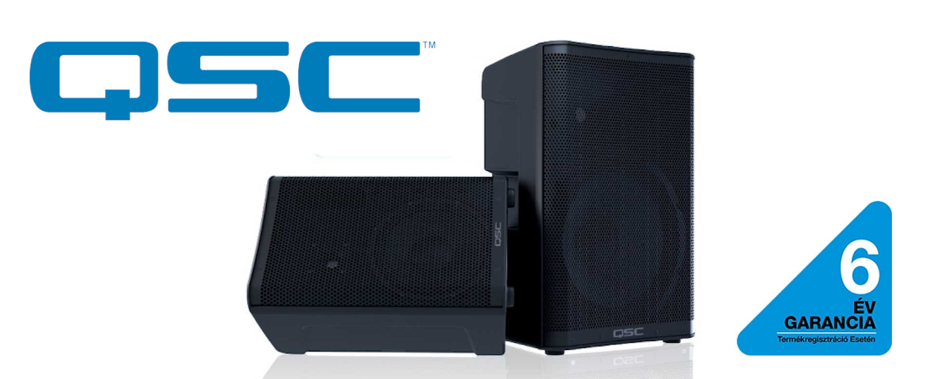 QSC 6 év garancia